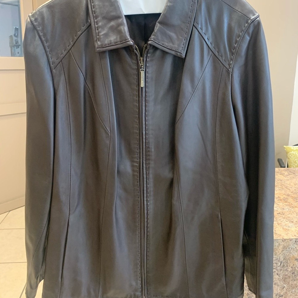Ladies leather jacket